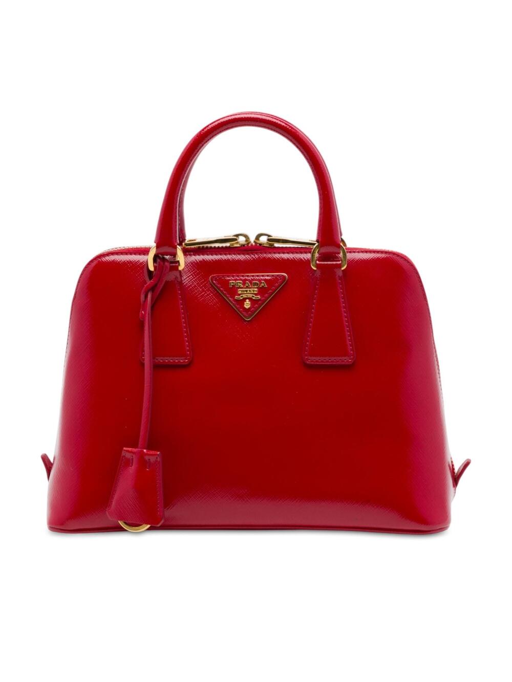 Prada Small Saffiano Vernice Promenade #375347P76B
